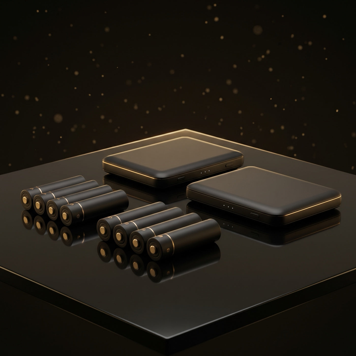 SCIGOLD AA Family Bundle — 8 Cells + 2 Smart Cases
