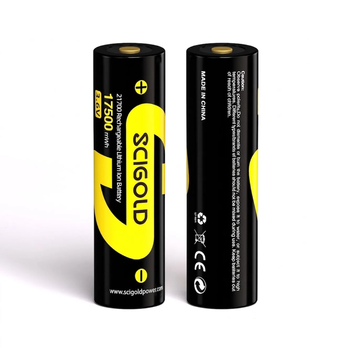 SCIGOLD 21700 Li-ion Cells — Standard